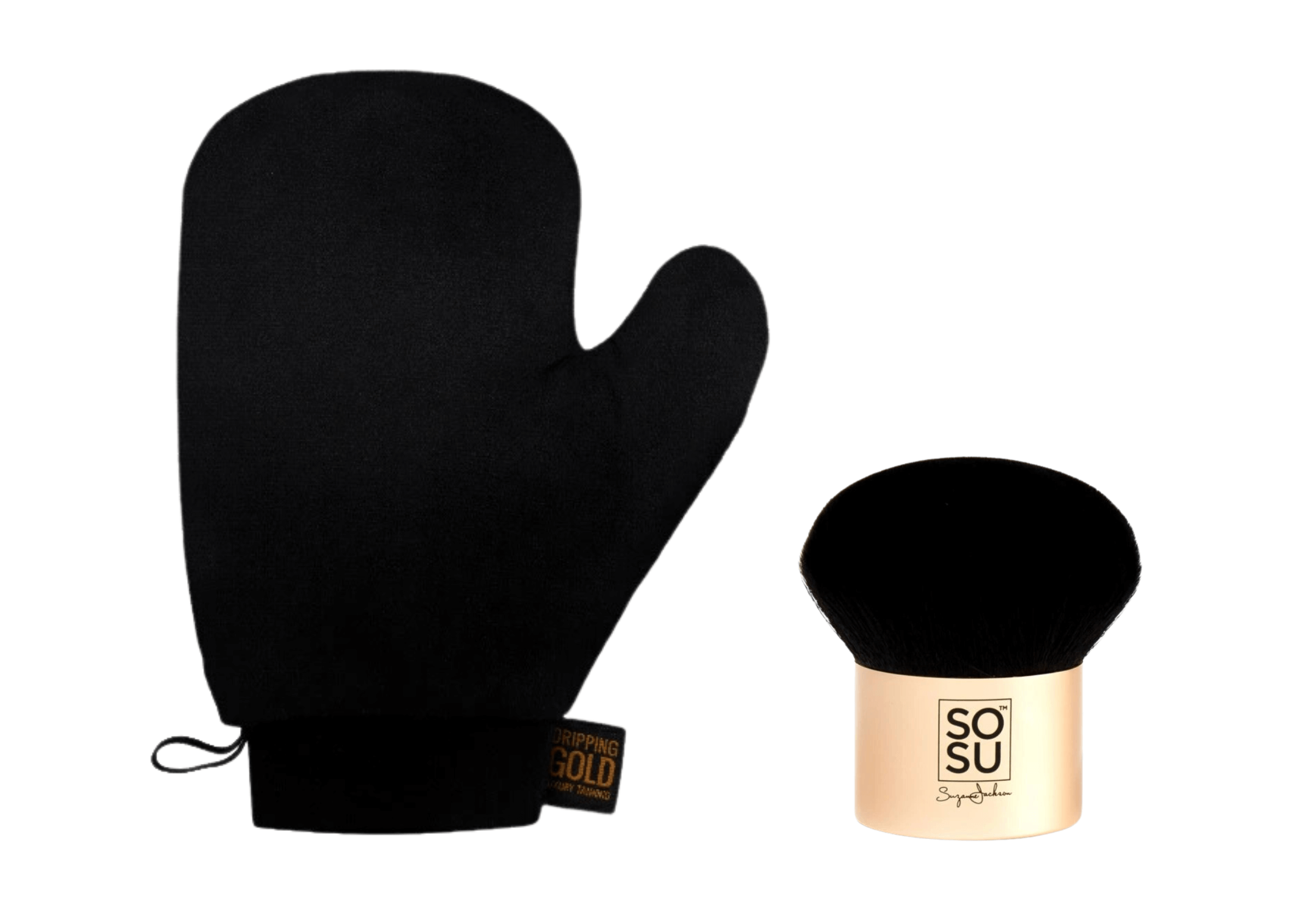 Nanášecí rukavice Luxury Tanning Mitt a Kabuki štětec z Beauty Manifesto